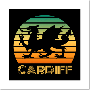 Cardiff Welsh Dragon Posters and Art